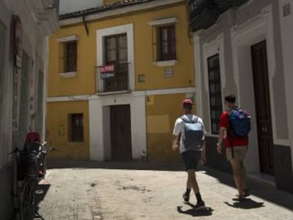 Casa natal de Velazquez en Sevilla, el pasado 17 de julio. 