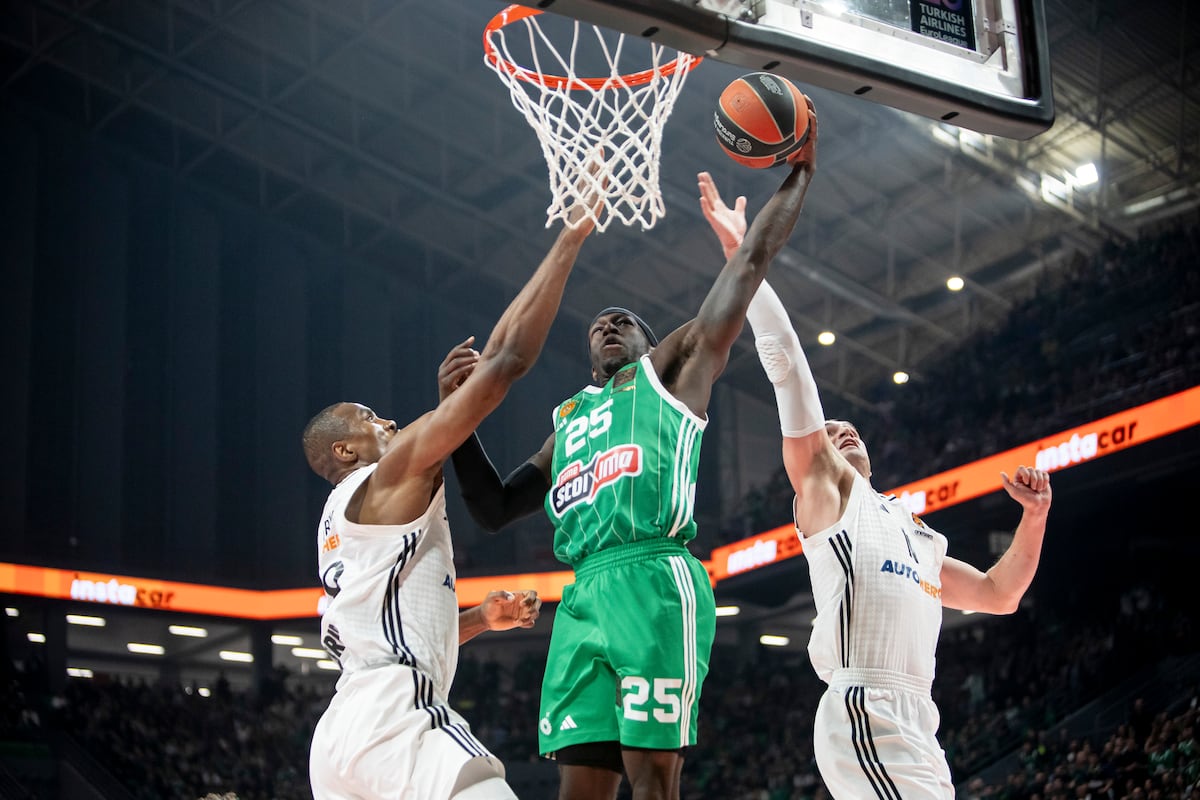 The Panathinaikos punishes a Madrid that fails 23 triples