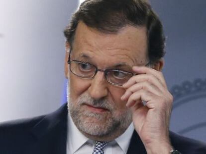 El presidente del Gobierno en funciones, Mariano Rajoy