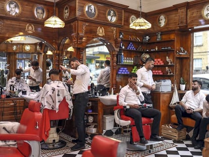 La espera del barbero