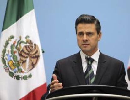 El presidente electo de México, Enrique Peña Nieto, visitará hoy, como parte de su gira europea, Madrid, ciudad en la que se reunirá con el jefe del Ejecutivo, Mariano Rajoy, y será recibido por el rey Juan Carlos. EFE/Archivo