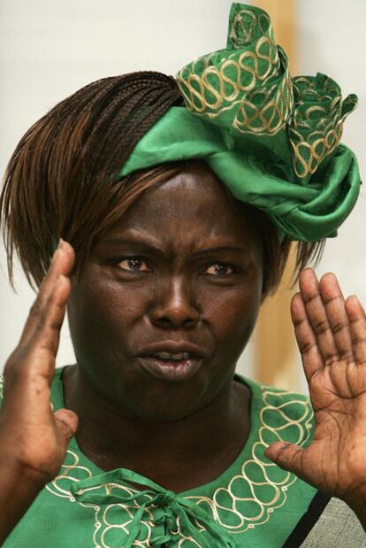 Wangari Maathai.