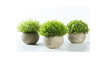 Pack de tres plantas artificiales