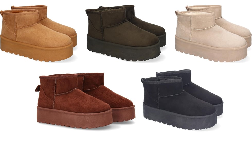Botas de invierno para mujer con plataforma. 
