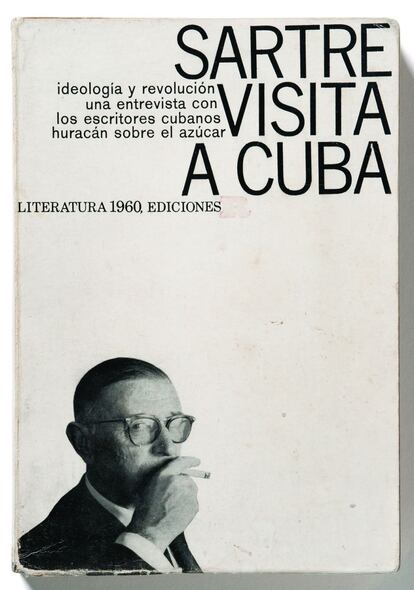 Sartre vsita Cuba.