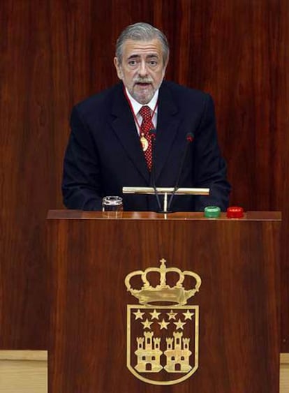 Antonio Beteta, durante un pleno de la Asamblea.