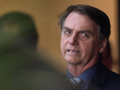 Bolsonaro em Brasília. 