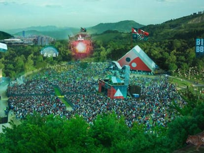 Imagen del recinto del Bilbao BBK Live.