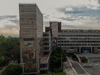 Imagen del Centro SCOP, en Ciudad de México, en enero de 2021.