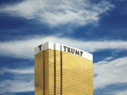 La ostentación en dorado del Trump International Hotel de Las Vegas.
