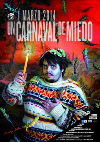 El cartel del carnaval del Círculo, obra de Ouka Leele.