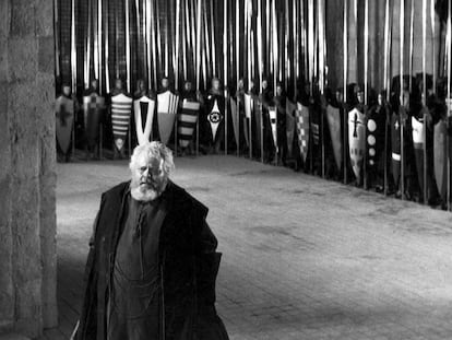 Orson Welles, en 'Campanadas a medianoche'.