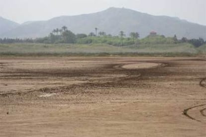 Terrenos de la finca Lo Poyo, donde está prevista una gran operación urbanística, en el Mar Menor (Murcia).