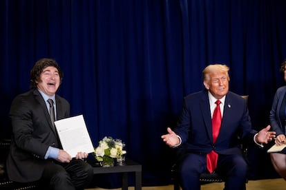 donald trump y milei