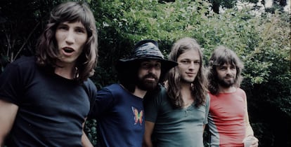 Pink Floyd en el Hakone Aphrodite, el 6 de agosto de 1971.