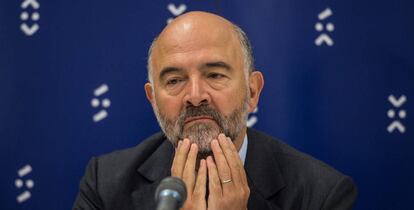 El comisario europeo de Asuntos Economícos, Pierre Moscovici
