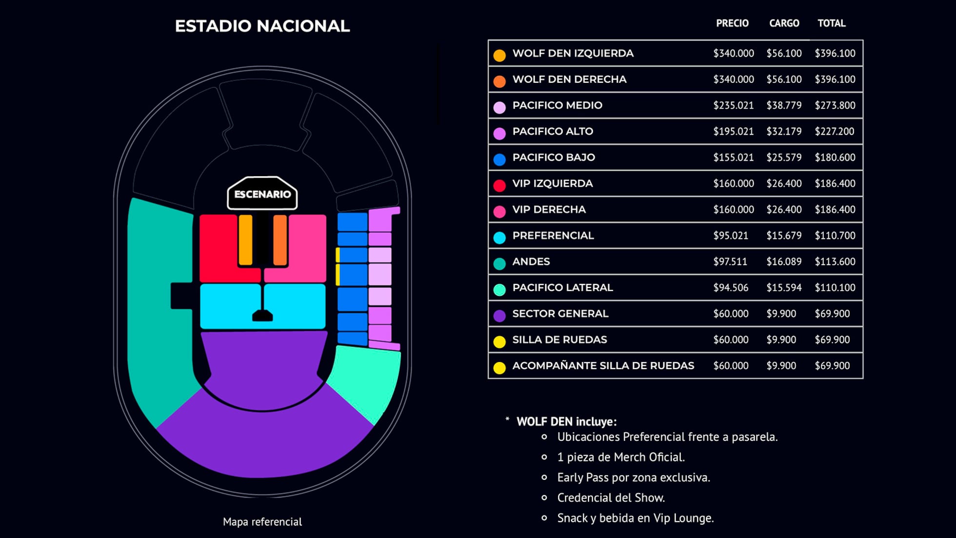 Shakira en Chile: fechas, ubicaciones y precios de las entradas para