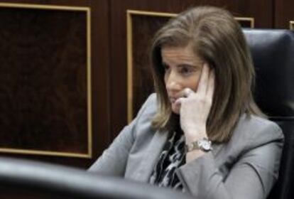 La ministra de Empleo y Seguridad Social, Fátima Báñez.