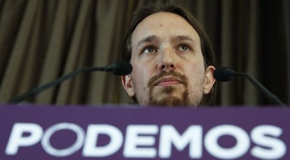 Pablo Iglesias, l&iacute;der de Podemos.