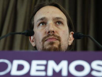 Pablo Iglesias, l&iacute;der de Podemos.