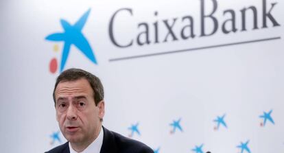 El consejero delegado de CaixaBank, Gonzalo Cort&aacute;zar.