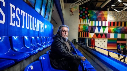 Pepu Hernández, en el polideportivo Magariños.