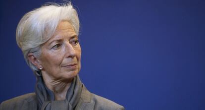 La directora gerente, Christine Lagarde, el pasado marzo en Par&iacute;s.