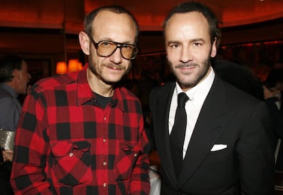 Terry Richardson y Tom Ford, en Nueva York, en 2009.