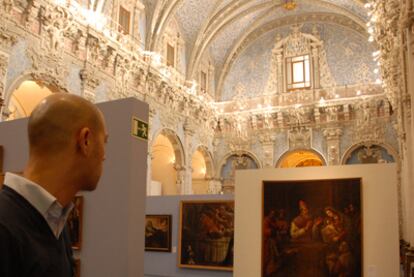 Interior de la iglesia de San Esteban de Valencia, restaurada para ser una de las sedes de la muestra<i> La gloria del barroco.</i>