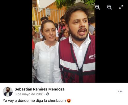 Imagen publicada en página de Facebook de Sebastian Ramírez.