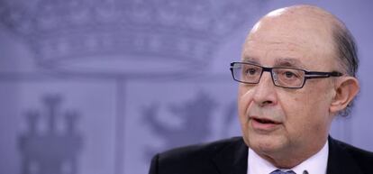 El ministro de Hacienda en funciones, Crist&oacute;bal Montoro. 