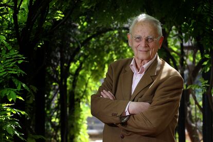 Alain Touraine en Barcelona, en 2010.