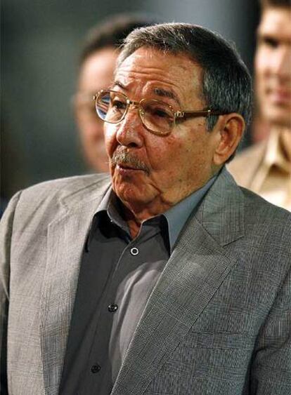 Raul Castro, durante la inauguración de la Feria Internacional del Libro de La Habana.