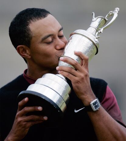 Woods ganó en St Andrews el que sería su segundo Open en 2005 con una gran exhibición en el que considera su "campo preferido".