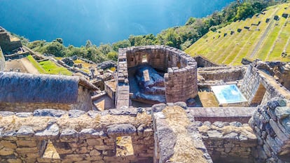 El Templo del Sol, una de las construcciones más enigmáticas e importantes de Machu Picchu.