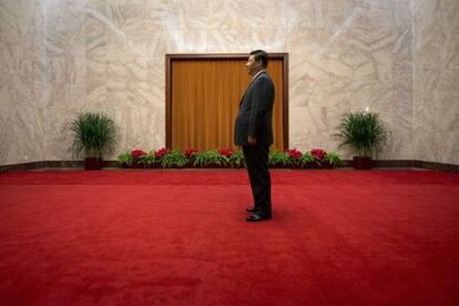 El presidente chino, Xi Jinping, en el Gran Salón del Pueblo, en Pekín en 2013.