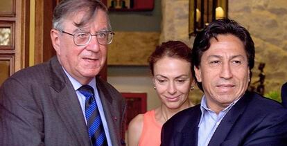 Antoine Blanca, a la izquierda, en una imagen del año 2000.