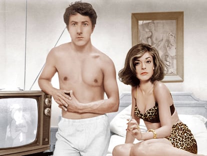 Dustin Hoffman y Anne Bancroft en ‘El Graduado’.