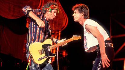 Mick Jagger y Keith Richards. 