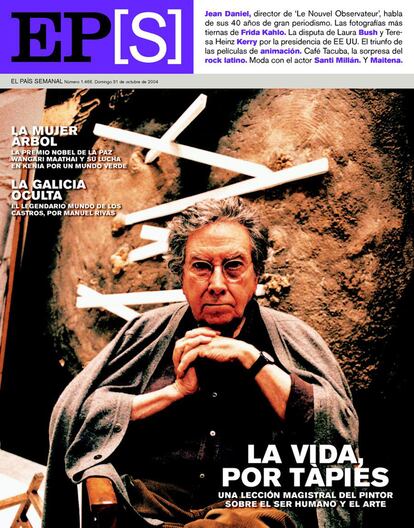 La que ofrecía a sus 81 años un pintor imprescindible, uno de los grandes del siglo XX. Esta entrevista del 30 de octubre de 2004 coincidía con una exposición de sus obras en arcilla en el Reina Sofía de Madrid, que celebraba su Premio Velázquez, obtenido el año anterior. 