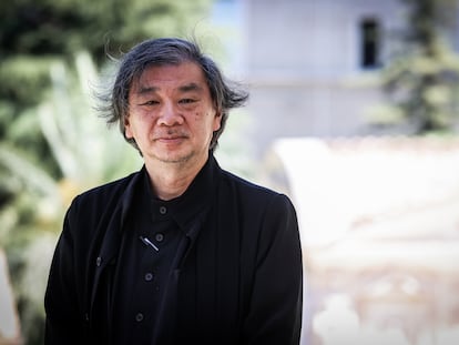 Shigeru Ban, retratado el 10 de junio en El Vaticano.