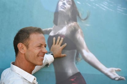 Rocco Siffredi, durante a promoção em Veneza do documentário sobre ele.