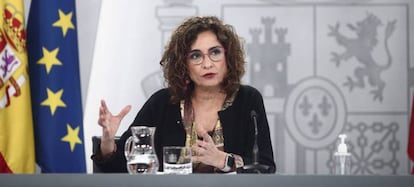 La ministra de Hacienda, María Jesús Montero.
