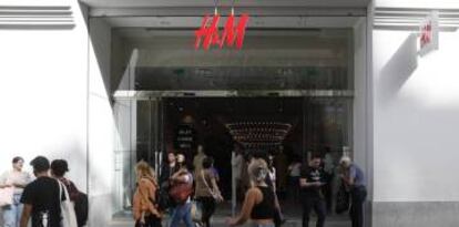 Una tienda de H&M en Madrid.