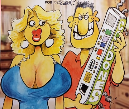 Dos de los personajes que ilustraban las lecciones del profesor Cojonciano.