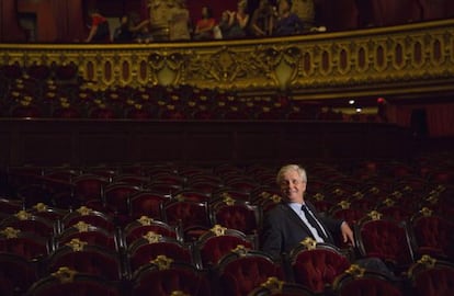 Stéphane Lissner, en el patio de butacas de la Ópera Nacional de París.