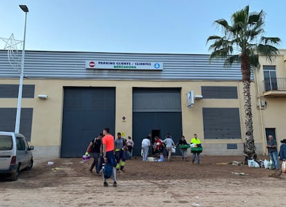 El supermercado Mercadona en Picaña, tras el paso de la dana.