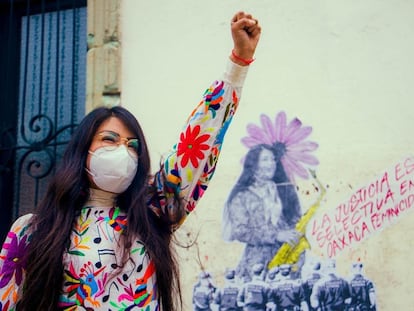 La saxofonista María Elena Ríos en una fotografía cedida por ella.