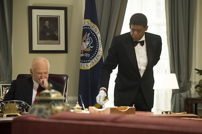 'El mayordomo' (2013, Lee Daniels)

	En una de sus últimas interpretaciones, Williams adquirió un papel presidencial: en El Mayordomo interpretó al presidente de los EEUU número 31: Dwight D. Eisenhower.