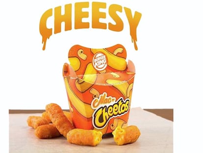 Imagen de Mac n' Cheetos, de la cuenta de Instagram de Burger King.